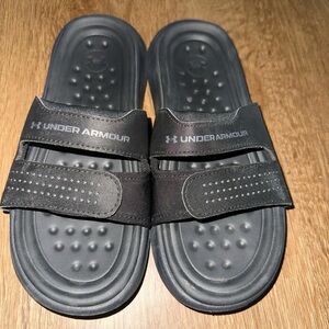 Under Armour Women's Ansa Studio Slide Sandals 3025045-001 - Black Size 7